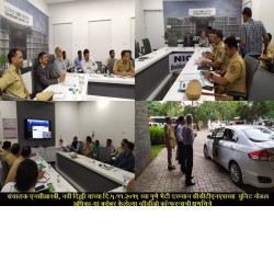 The Director National Crime Record Bureau, New Delhi along with Dy. Inspector General Shri Prashun G
